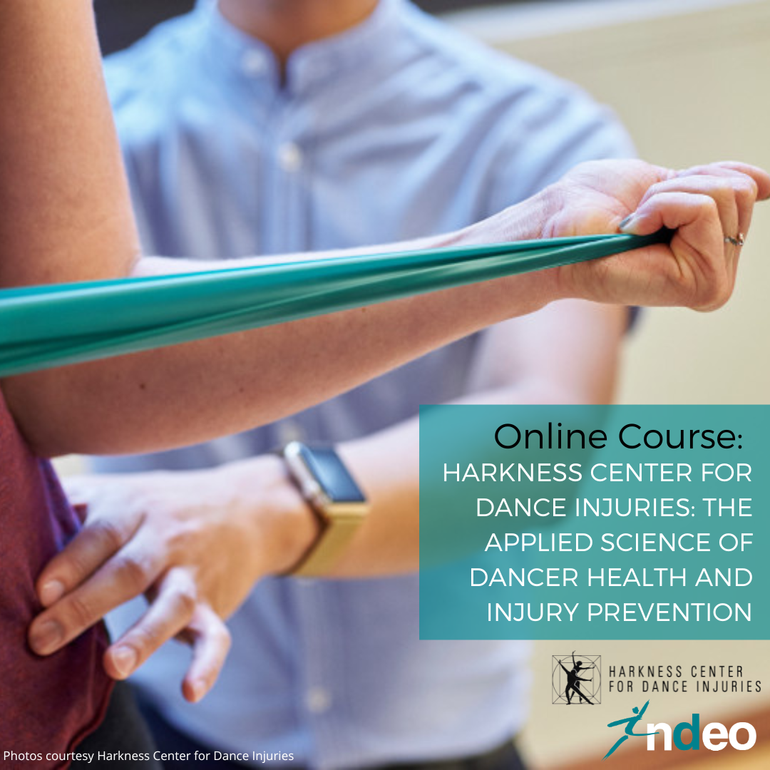 Person pulls resistance band with person guiding behind them.